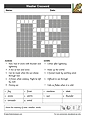 Weather Crossword