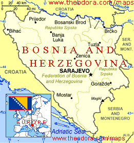 bosnia map
