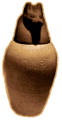 Canopic jar of Duamatef.