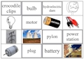Electricity Vocabulary Memory Squares
